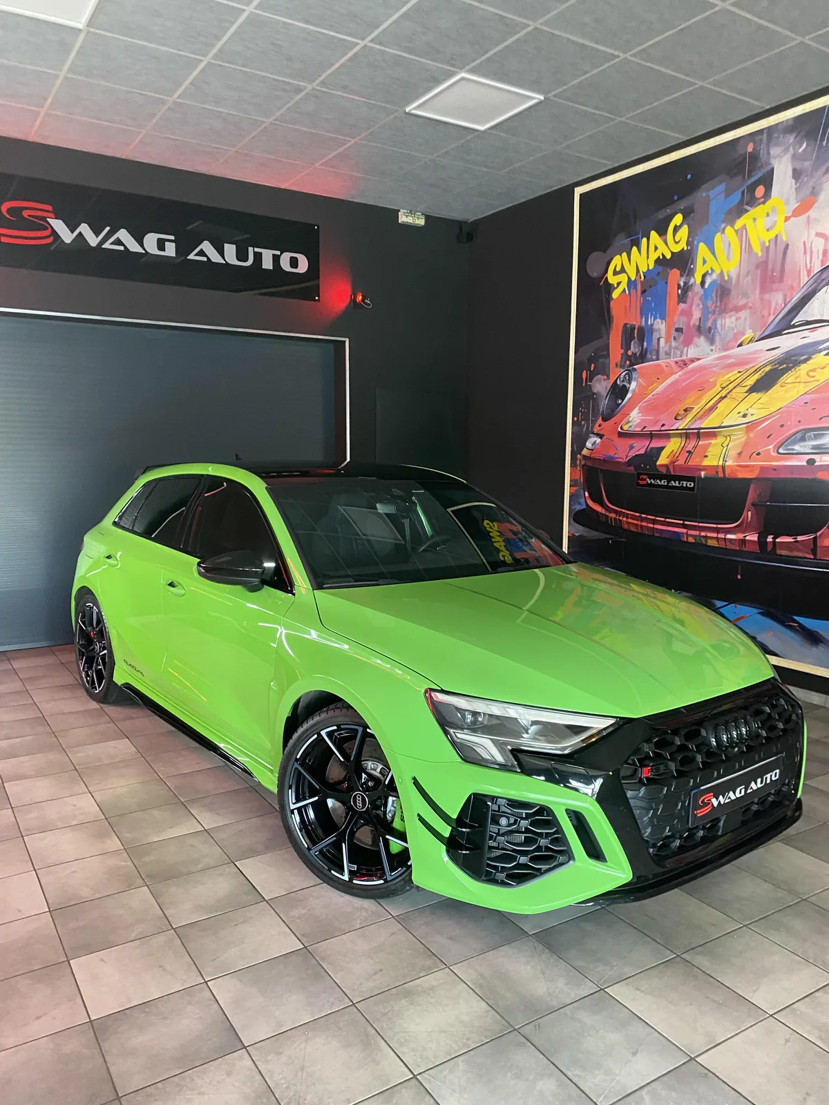 Audi RS3 vert lime — Swag Auto Nancy