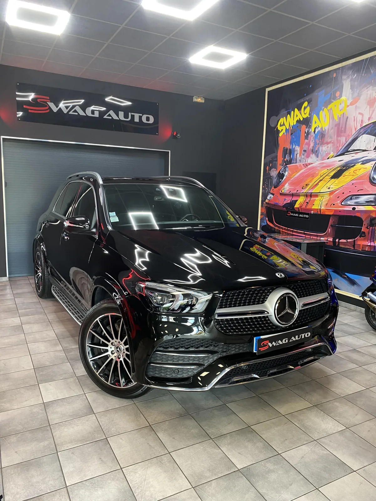 Mercedes GLE noir — protection céramique Swag Auto Nancy