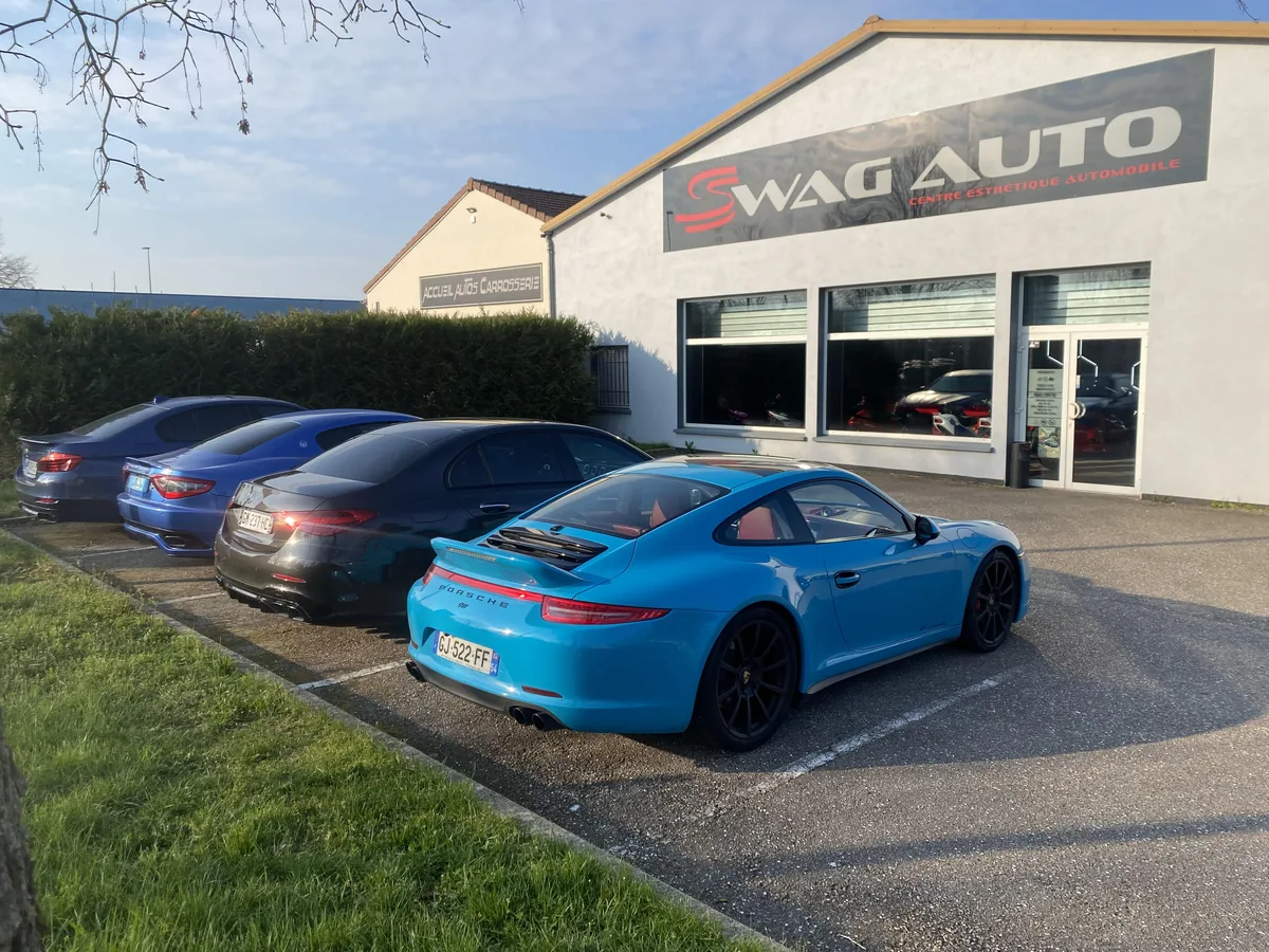 Porsche 911 bleu — Swag Auto Nancy